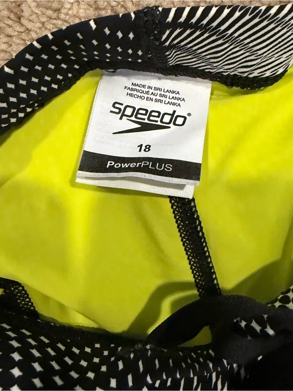 Youth Speedo Vanquisher Print Jammer Tech Suit Swimsuit Sz 18